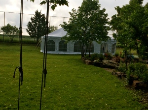 Swing and tent